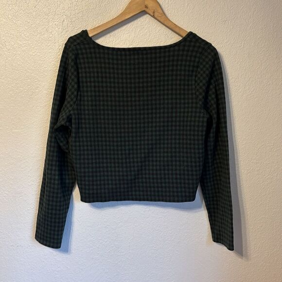 Madewell Gingham Jacquard Cardigan Twin Set XL - Picture 6 of 7